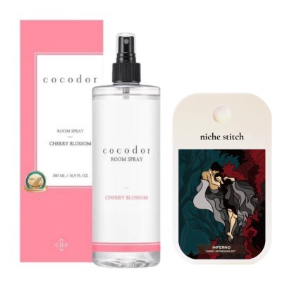 Cocod’or – Room Spray – Cherry Blossom and Pocket Perfume – Inferno Cocod’or – Room Spray – Cherry Blossom and Pocket Perfume – Inferno