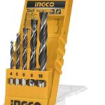 Ingco – Drill Bit Set Wood (4-10mm) (5 Piece) Ingco – Drill Bit Set Wood (4-10mm) (5 Piece)