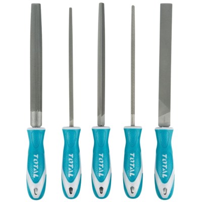 Total Tools – Steel File – 5 Pieces Set – 8″ Total Tools – Steel File – 5 Pieces Set – 8″