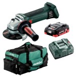 Metabo – Angle Grinder W 18 LTX 125(602174890)/ 4.0Ah Battery,Charger & Bag Metabo – Angle Grinder W 18 LTX 125(602174890)/ 4.0Ah Battery,Charger & Bag