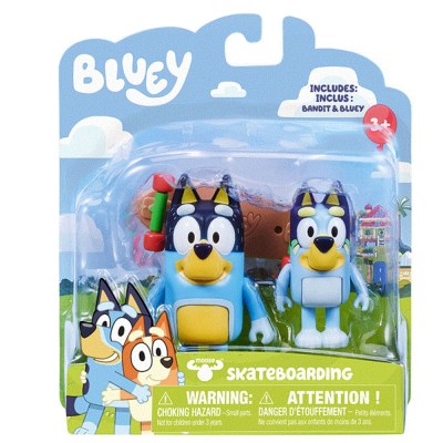 Bluey – Series 3 – Figure – 2 Pack – Skateboarding Bluey – Series 3 – Figure – 2 Pack – Skateboarding