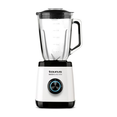 Taurus White Glass 1.5 L Pulse Function Jug Blender Taurus White Glass 1.5 L Pulse Function Jug Blender