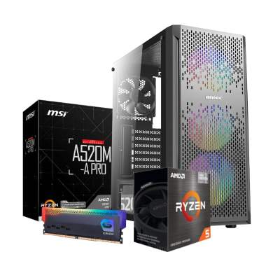 PCBuilder AMD Ryzen 5 5600G DEFENDER Windows 11 Gaming PC PCBuilder AMD Ryzen 5 5600G DEFENDER Windows 11 Gaming PC