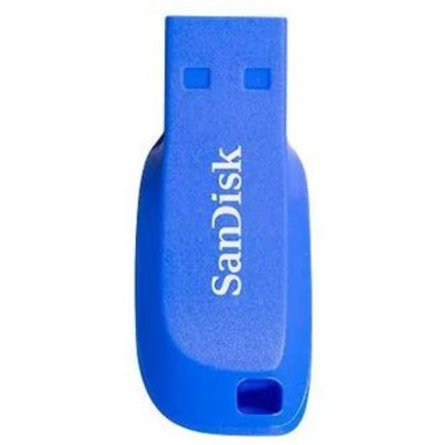 San Disk – Cruzer Blade 2.0 Flash Drive (16 GB) Electric Blue San Disk – Cruzer Blade 2.0 Flash Drive (16 GB) Electric Blue