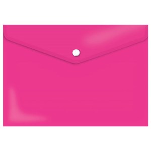 Treeline – Carry Folder A4 PVC Hot Pink with Stud – Pack of 12 Treeline – Carry Folder A4 PVC Hot Pink with Stud – Pack of 12