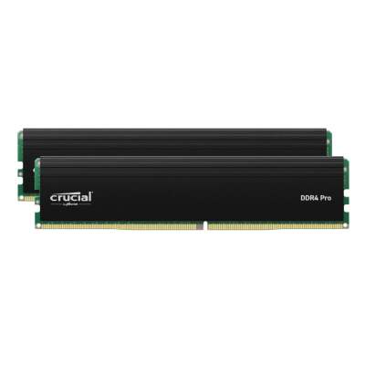 Crucial Pro 64GB DDR4 3200MHz UDIMM Desktop Memory Crucial Pro 64GB DDR4 3200MHz UDIMM Desktop Memory