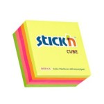 Stick’n – Neon Stripe Cubes (76 x 76mm), 400 sheets per pad – Box of 12 Stick’n – Neon Stripe Cubes (76 x 76mm), 400 sheets per pad – Box of 12
