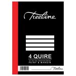 Treeline – A4 Counter Book 4 Quire Feint And Margin , 384 Pages Treeline – A4 Counter Book 4 Quire Feint And Margin , 384 Pages