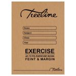 Treeline – Exercise Books A5 72 pg Feint & Margin (Pack of 20) Treeline – Exercise Books A5 72 pg Feint & Margin (Pack of 20)