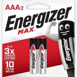 Energizer – Max Alkaline AAA Blister Pack 2 Energizer – Max Alkaline AAA Blister Pack 2
