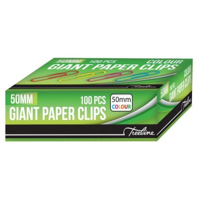 Treeline – Assorted Coated Gemclips (50 mm) PVC 100’s Box 10 Treeline – Assorted Coated Gemclips (50 mm) PVC 100’s Box 10