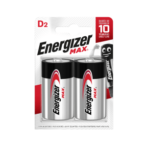 Energizer – Max Alkaline D Blister Pack 2 Energizer – Max Alkaline D Blister Pack 2