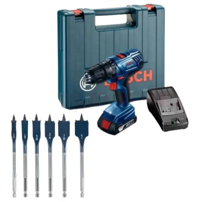 Bosch – Cordless Drill with 2.0Ah Battery and Charger Bosch – Cordless Drill with 2.0Ah Battery and Charger