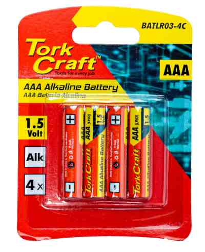 Tork Craft – AAA Alkaline Battery 4C (1.5 V) Tork Craft – AAA Alkaline Battery 4C (1.5 V)