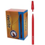 iWrite – Red Ballpoint Pens Box of 50 iWrite – Red Ballpoint Pens Box of 50