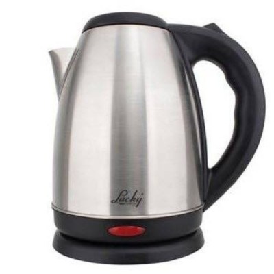 Lucky – Silver Stainless steel Kettle (1500 w) (1.7 L) Lucky – Silver Stainless steel Kettle (1500 w) (1.7 L)