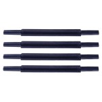 Treeline – Desk Letter Tray Risers – Black – Pack 4 Treeline – Desk Letter Tray Risers – Black – Pack 4