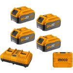 Ingco – P20S Lithium-Ion Battery and Charger Kit – 4.0Ah Ingco – P20S Lithium-Ion Battery and Charger Kit – 4.0Ah