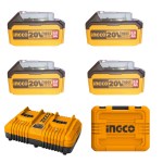 Ingco – P20S Lithium-Ion Battery and Charger Kit – 5.0Ah Ingco – P20S Lithium-Ion Battery and Charger Kit – 5.0Ah