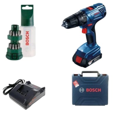 Bosch – Impact Drill Kit GSB 180-LI Kit with 24 Piece Screwdriver Dispenser Bosch – Impact Drill Kit GSB 180-LI Kit with 24 Piece Screwdriver Dispenser
