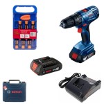 Bosch – Professional 180LI Cordless Combo Drill + Screwdriver Set 7 (Piece) Bosch – Professional 180LI Cordless Combo Drill + Screwdriver Set 7 (Piece)