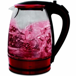 SourceDirect – Glass Kettle 1.8 L (2200 w) – Red SourceDirect – Glass Kettle 1.8 L (2200 w) – Red