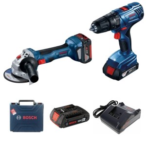Bosch – Professional (GSB 180LI) Cordless Drill and Cordless Angle Grinder Bosch – Professional (GSB 180LI) Cordless Drill and Cordless Angle Grinder