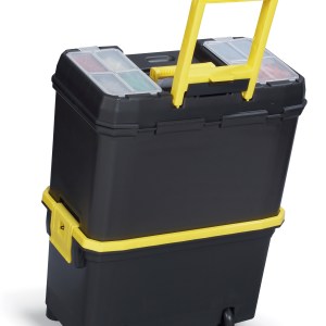 Port-Bag – Mobile Double Toolbox / Tool Organiser with Wheels + Tray – 45cm Port-Bag – Mobile Double Toolbox / Tool Organiser with Wheels + Tray – 45cm
