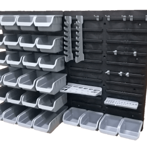 Port-Bag – Wall Panel Set / Storage Organisation System / Peg Board (43 Pc) Port-Bag – Wall Panel Set / Storage Organisation System / Peg Board (43 Pc)