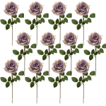 Toolhome Blossoms – Roses – Purple Green (Pack of 12 Stems) – 64cm Toolhome Blossoms – Roses – Purple Green (Pack of 12 Stems) – 64cm