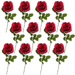 Toolhome Blossoms – Roses – Red (Pack of 12 Stems) – 56cm Toolhome Blossoms – Roses – Red (Pack of 12 Stems) – 56cm