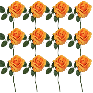 Toolhome Blossoms – Rose Georgia – Orange (Pack of 12 Stems) – 30cm Toolhome Blossoms – Rose Georgia – Orange (Pack of 12 Stems) – 30cm