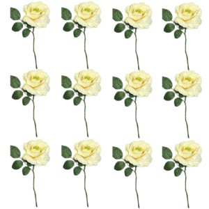 Toolhome Blossoms – Rose Georgia – Lemon (Pack of 12 Stems) – 30cm Toolhome Blossoms – Rose Georgia – Lemon (Pack of 12 Stems) – 30cm