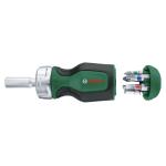 Bosch – Stubby Ratchet Screwdriver with 6 Bits Bosch – Stubby Ratchet Screwdriver with 6 Bits