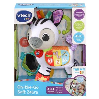 Vtech On The Go Soft Zebra Vtech On The Go Soft Zebra