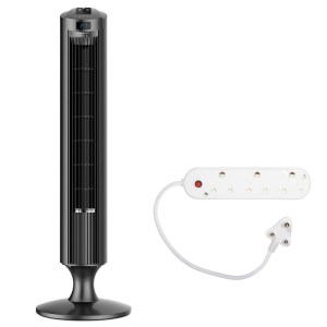 Taurus – Fan Turbo Tower Plastic Grey (45W) with Multiplug + Cord(3x 16amp) Taurus – Fan Turbo Tower Plastic Grey (45W) with Multiplug + Cord(3x 16amp)
