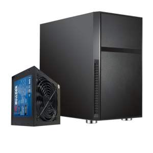 PCBuilder BLACK BOX Micro-ATX Chassis 300W PSU Combo PCBuilder BLACK BOX Micro-ATX Chassis 300W PSU Combo