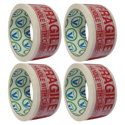 Altezze – Fragile Tape (Handle with Care) 50m – Pack of 12 Altezze – Fragile Tape (Handle with Care) 50m – Pack of 12