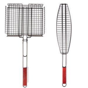 Campfire – Deep Grill Basket Handle Non-Stick and Fish Grill C/W Handle Campfire – Deep Grill Basket Handle Non-Stick and Fish Grill C/W Handle