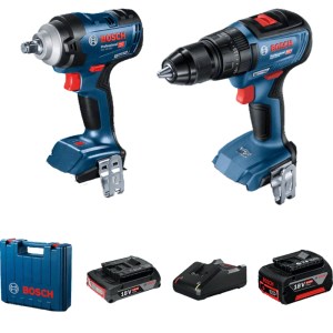 Bosch – Cordless Impact Wrench GDS 18v-400 with Cordless Drill GSB 18v-50 Bosch – Cordless Impact Wrench GDS 18v-400 with Cordless Drill GSB 18v-50