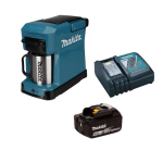 Makita – Rechargeable Coffee Machine with Charger and 6.0Ah Battery Makita – Rechargeable Coffee Machine with Charger and 6.0Ah Battery