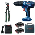 Bosch – GSB 180-LI Cordless 18v Impact Drill with Water Pump Pliers – 250mm Bosch – GSB 180-LI Cordless 18v Impact Drill with Water Pump Pliers – 250mm