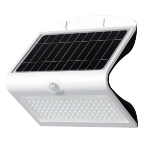Flash – Solar – LED Wall Light – 3W – Butterfly Style – White Flash – Solar – LED Wall Light – 3W – Butterfly Style – White