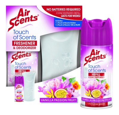 Air Scents Touch of Scents Dispenser Vanilla Passion Fruit Air Scents Touch of Scents Dispenser Vanilla Passion Fruit