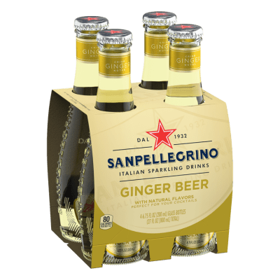 Sanpellegrino Ginger Beer Glass Bottle 4x200ml Sanpellegrino Ginger Beer Glass Bottle 4x200ml