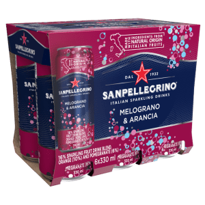 Sanpellegrino Melograno & Arancia Italian Sparkling Drink 6x330ml Sanpellegrino Melograno & Arancia Italian Sparkling Drink 6x330ml