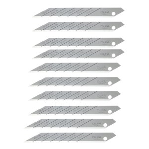 Olfa – 30 Degree Cutter Blade – Pack Of 10 (9 mm) Olfa – 30 Degree Cutter Blade – Pack Of 10 (9 mm)