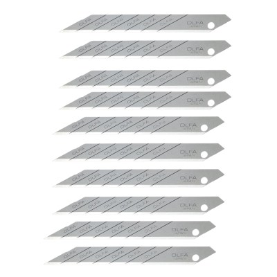 Olfa – 30 Degree Cutter Blade – Pack Of 10 (9 mm) Olfa – 30 Degree Cutter Blade – Pack Of 10 (9 mm)