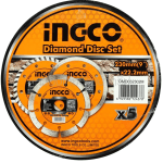 Ingco – Disc Wet/Dry Diamond (230mm) (5 Piece) Ingco – Disc Wet/Dry Diamond (230mm) (5 Piece)