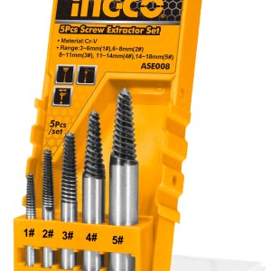 Ingco – Screw Extractor Set (5 Pieces) Ingco – Screw Extractor Set (5 Pieces)